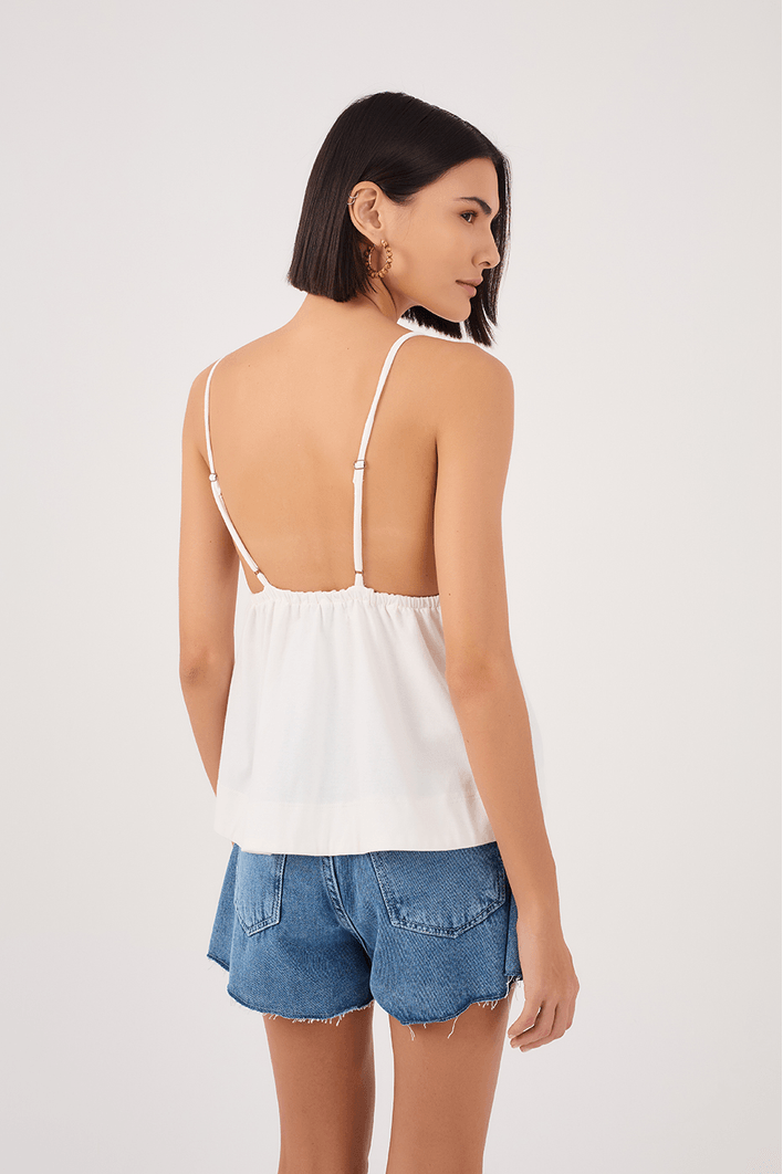 Blusa Frente Única Com Bordado