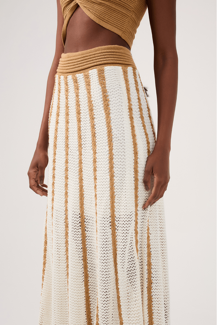 Saia Tricot Bicolor