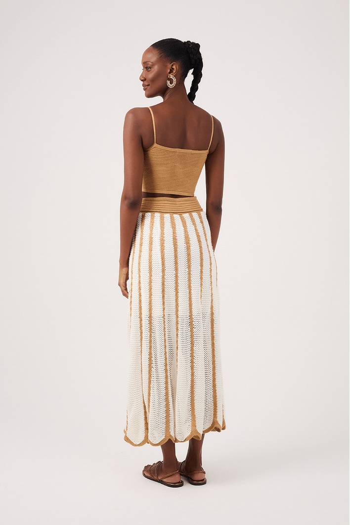 Saia Tricot Bicolor