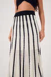 Saia Tricot Bicolor