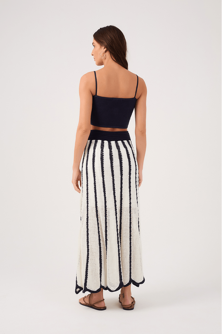 Saia Tricot Bicolor