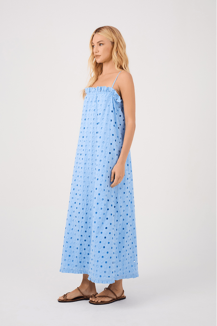 Vestido Cropped Laise Decote Reto