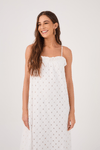 Vestido Cropped Laise Decote Reto