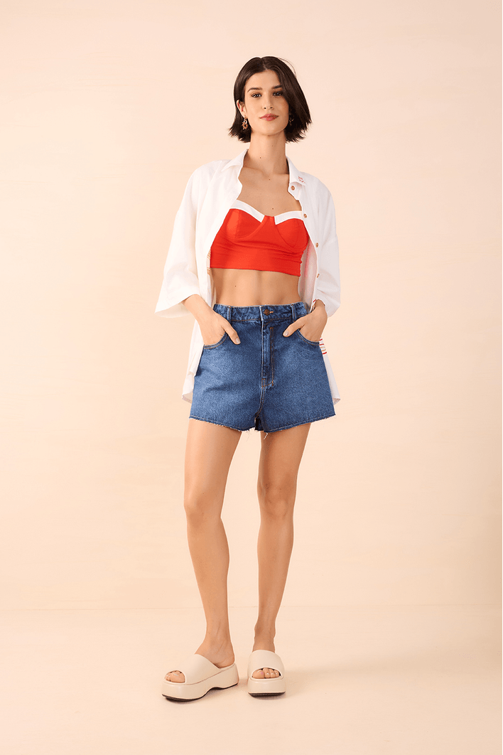 Short Jeans Zig Zag