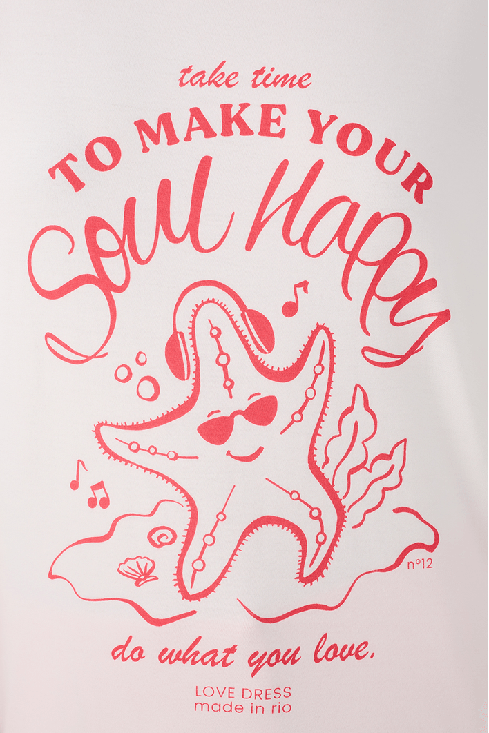T-shirt Silk Happy Soul