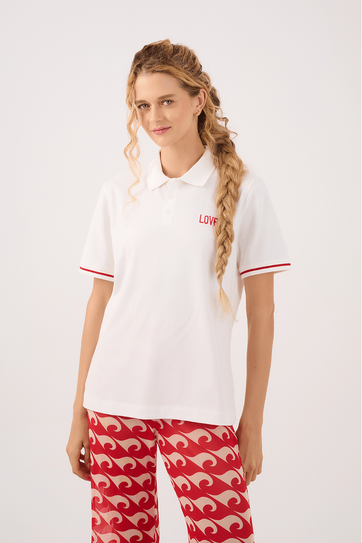 Camisa Polo Bordado