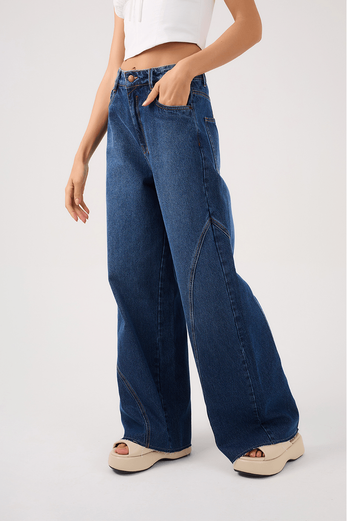 Calça Jeans Zig Zag