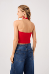 Blusa Tricot Amarração Frontal