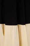 Vestido Curto Crepe Bicolor Marias