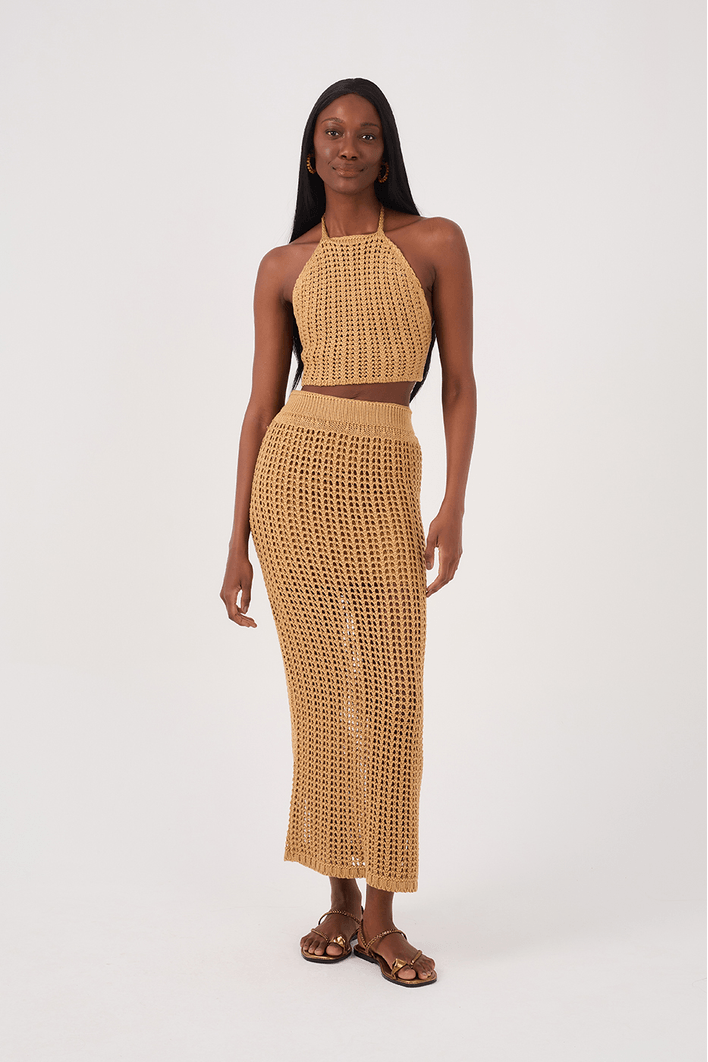 Blusa Tricot Crochet