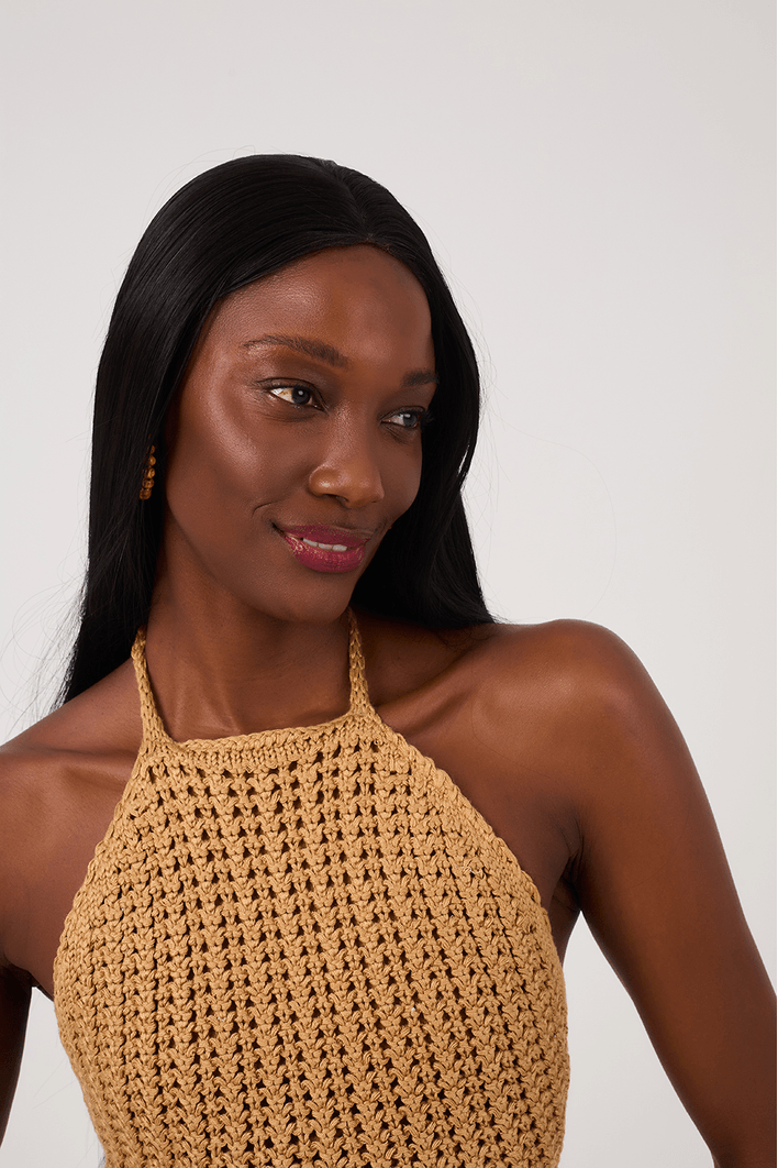 Blusa Tricot Crochet