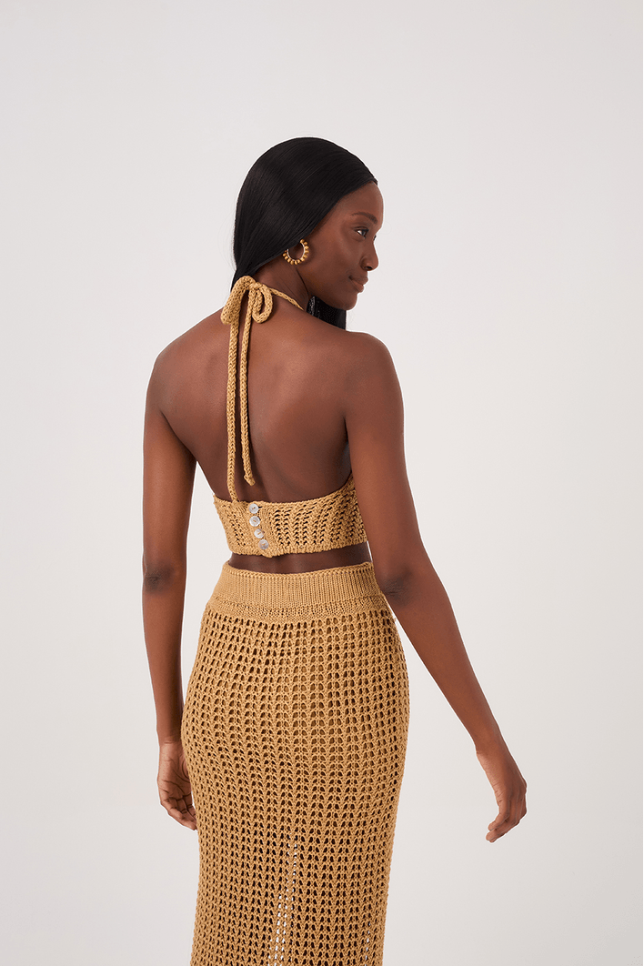 Blusa Tricot Crochet