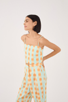 Top Linho Estampa Serena