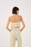 Top Linho Estampa Serena