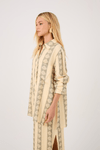 Camisa Linho Estampa Atins