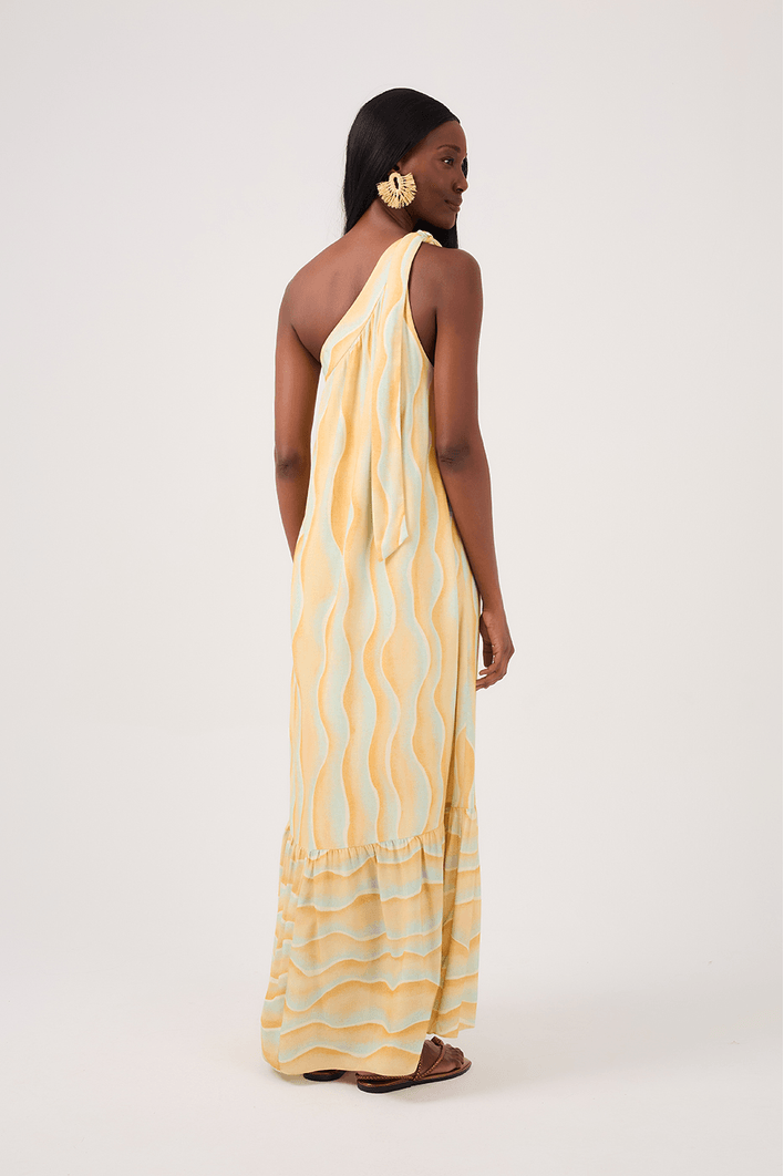Vestido Cropped Estampa Lençois