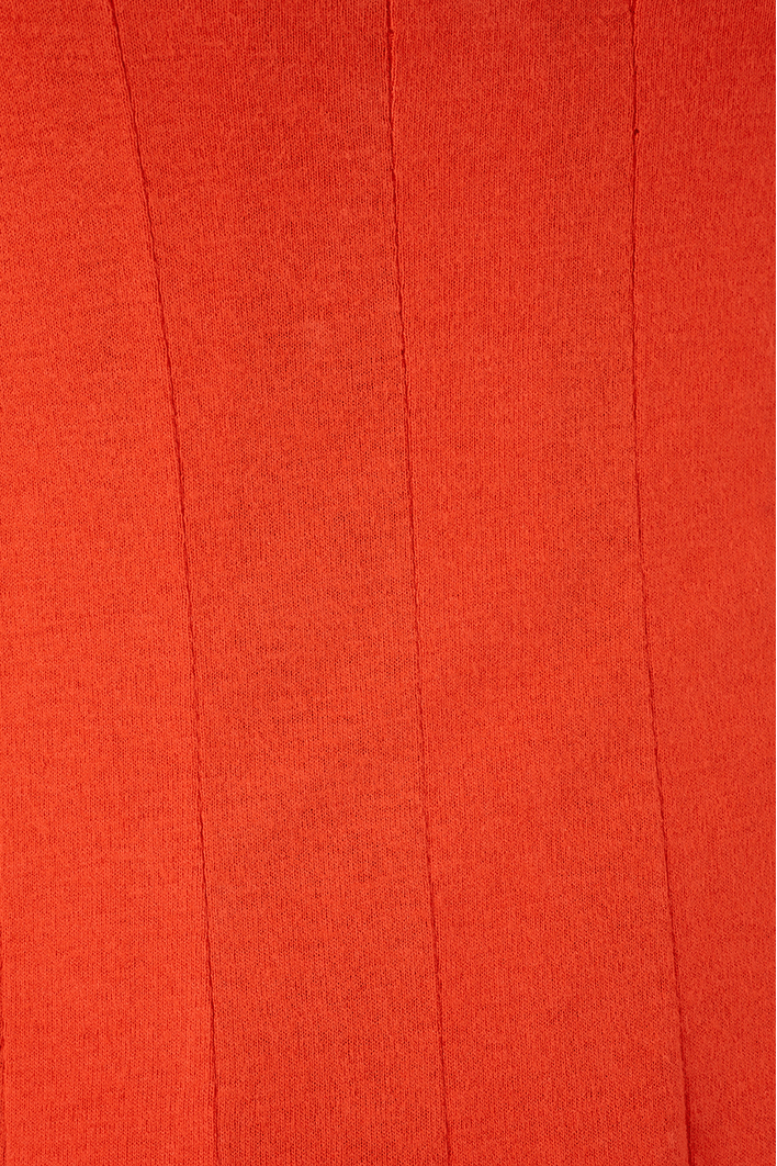 Vestido Nervuras Com Pregas
