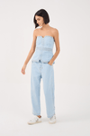 Corselet Jeans Pespontos