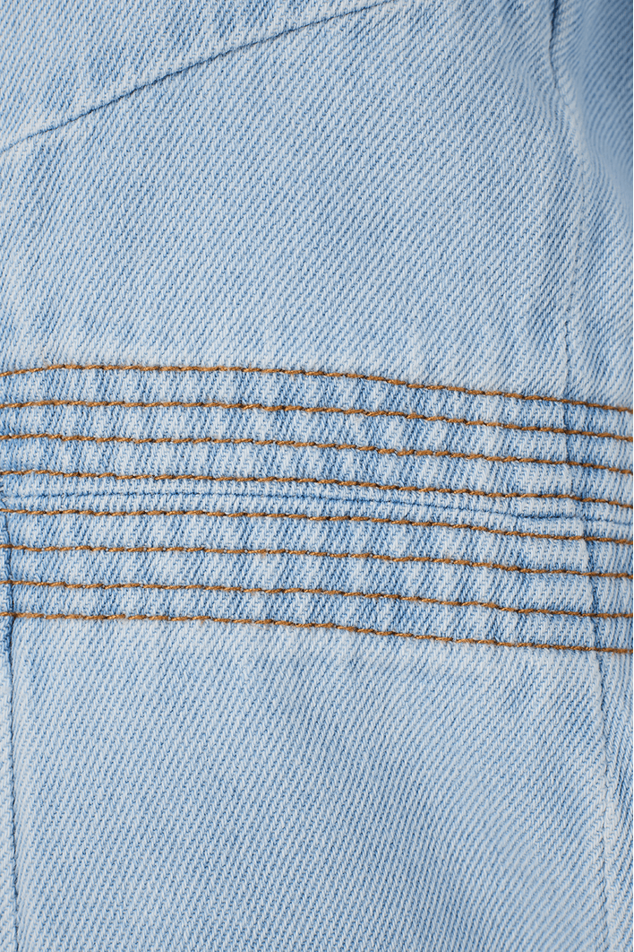Corselet Jeans Pespontos