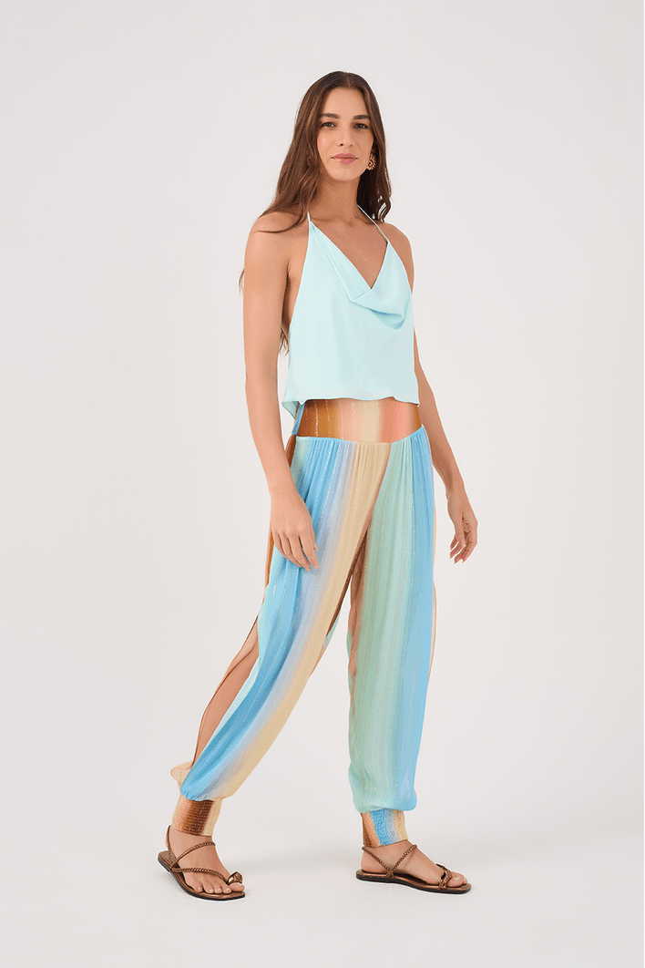 Blusa Crepe Degage