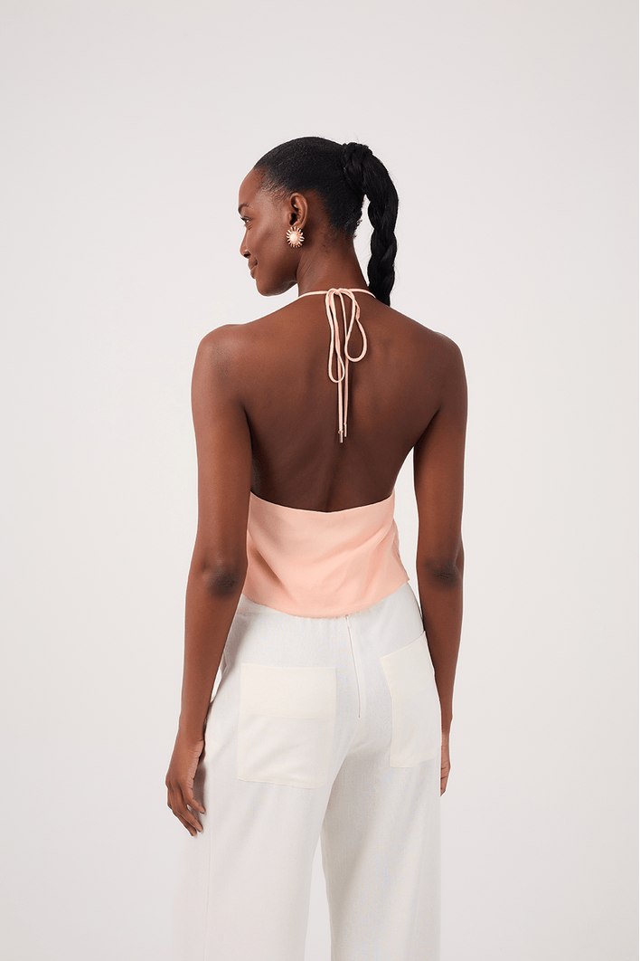 Blusa Crepe Degage