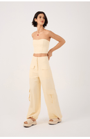 Calça Utilitária Linho