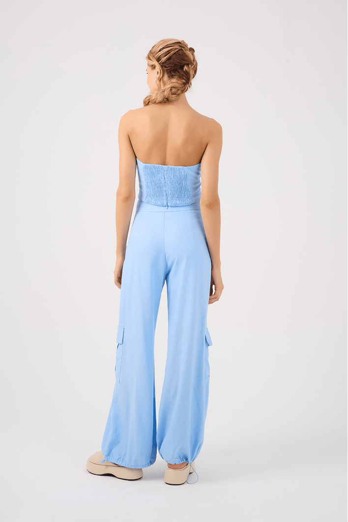 Calça Utilitária Linho