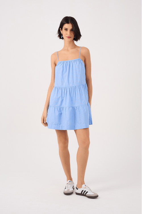 Vestido Curto Listras