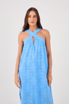 Vestido Cropped Laise Bordado