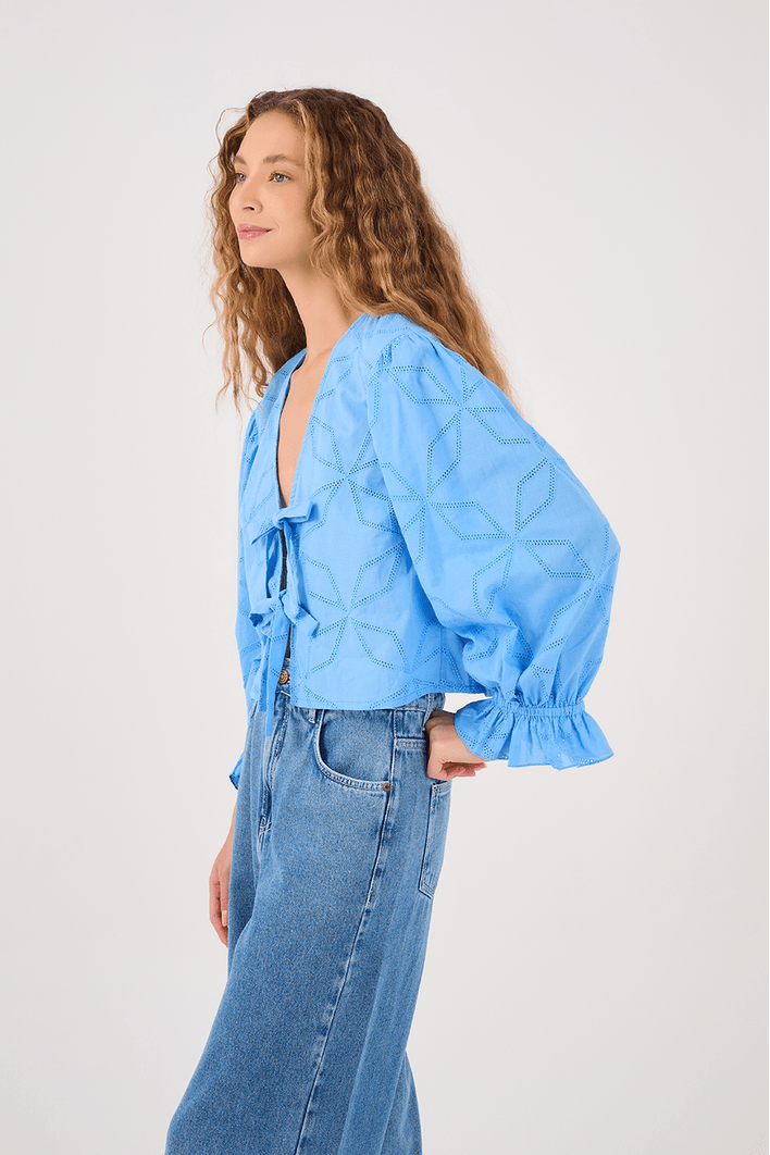 Camisa Laise Bordada