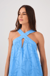 Vestido Cropped Laise Bordado