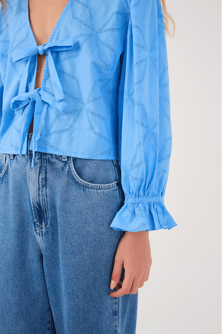 Camisa Laise Bordada