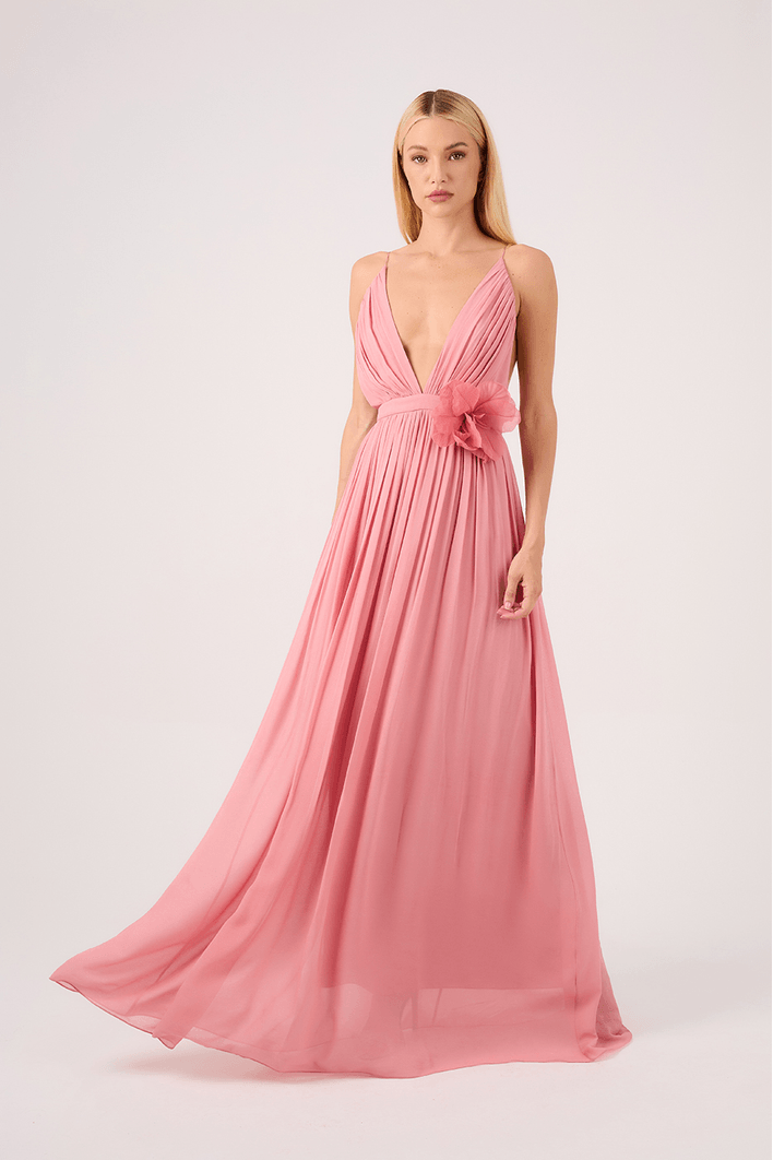 Vestido Longo Bojo Flor