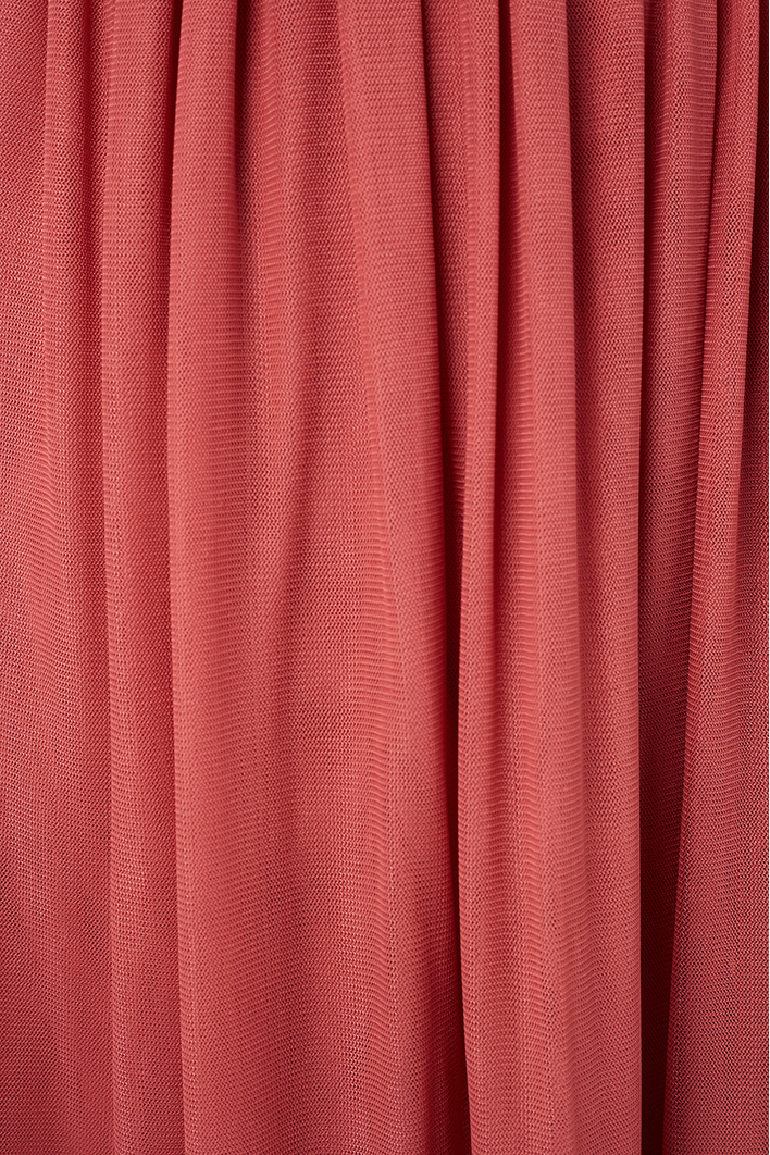 Vestido Longo Tule Drapeado