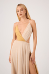 Vestido Longo Bicolor