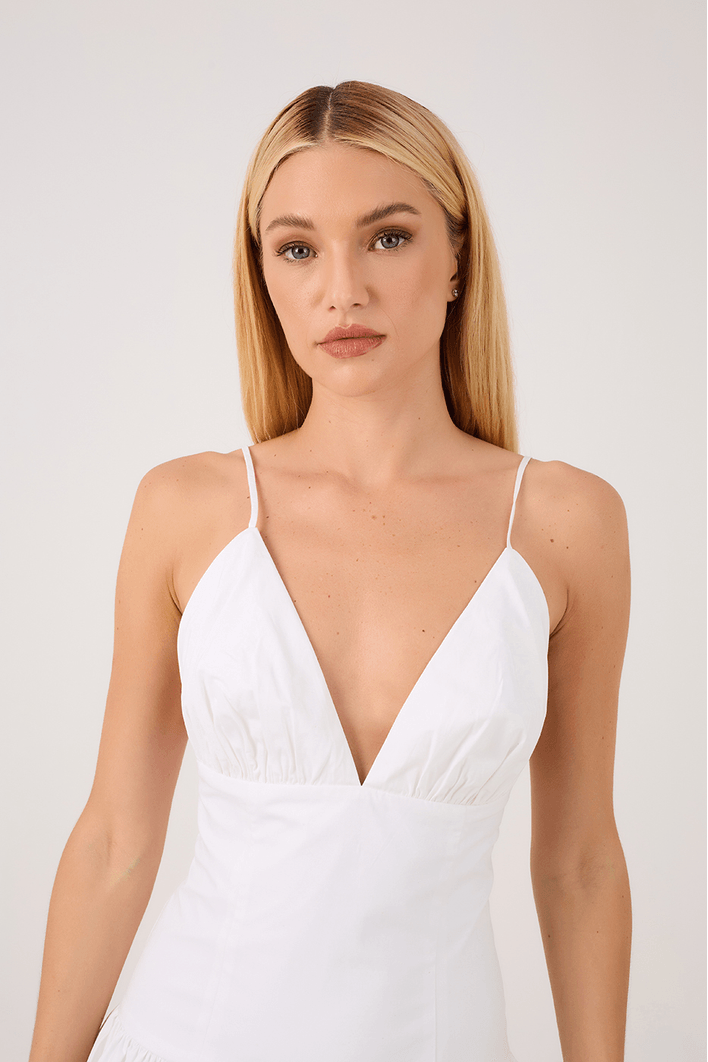 Vestido Drape Balonê