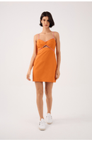 Vestido Curto Recortes