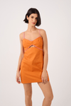 Vestido Curto Recortes