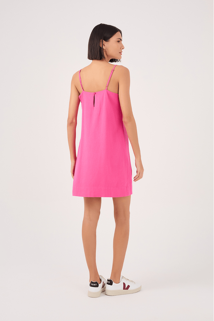 Vestido Linho Retinho