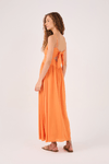 Vestido Longo Busto Franzido
