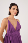 Vestido Crepe Amarração