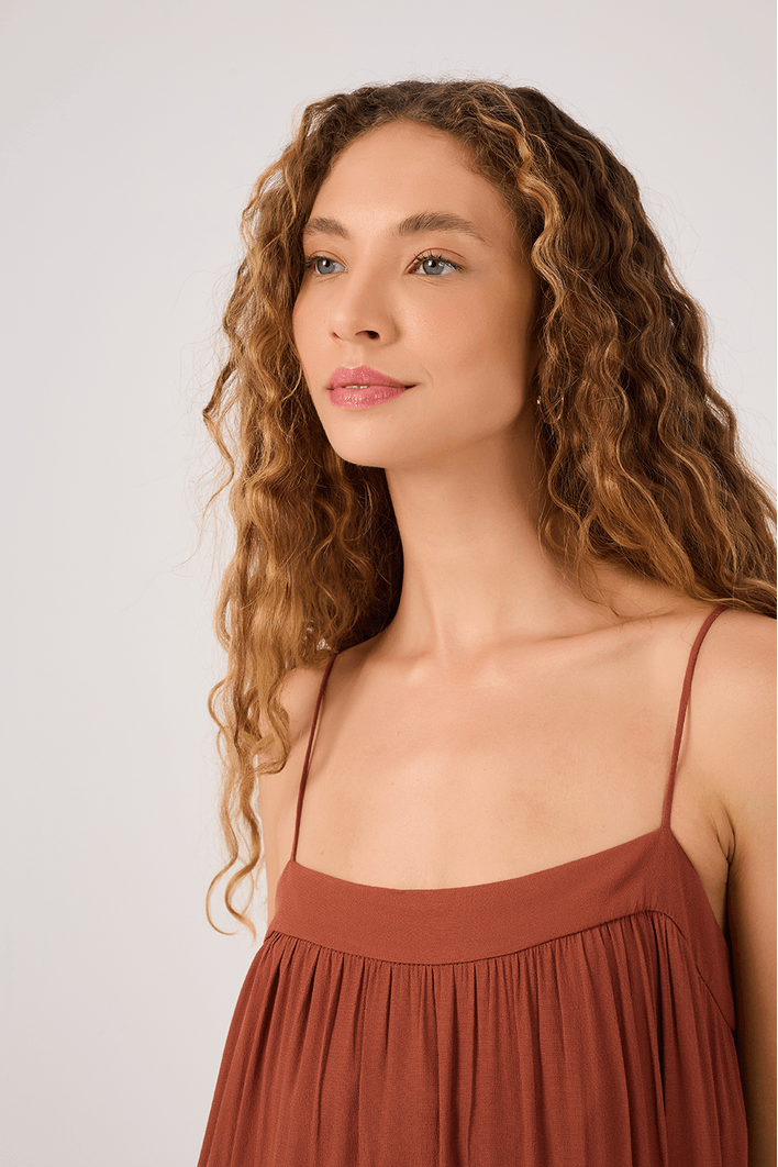 Vestido Longo Crepe Marias