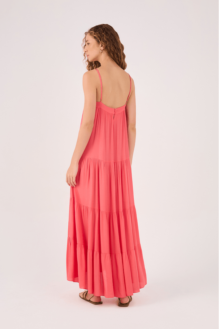 Vestido Longo Crepe Marias