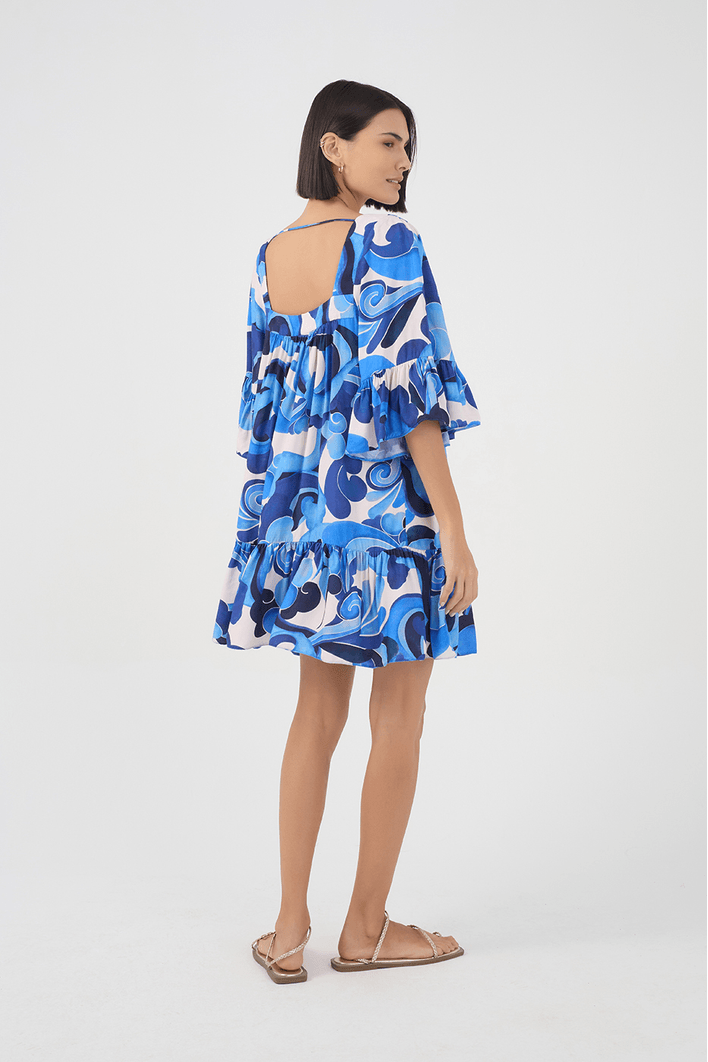Vestido Estampa Balanço do Mar