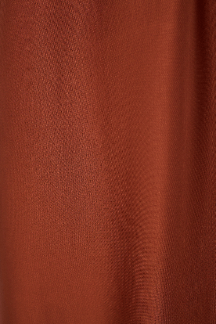 Vestido Longo Cetim Amarracao Lateral