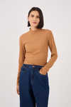 Blusa Gola Alta Canelada