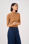 Blusa Gola Alta Canelada