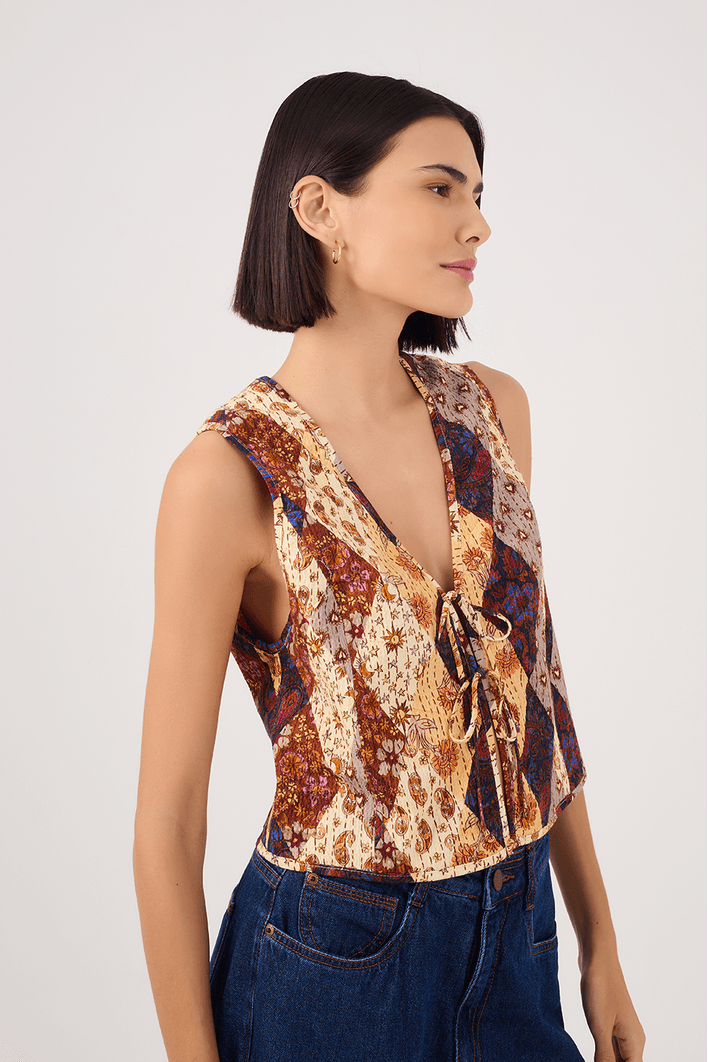 Colete Estampa Memórias