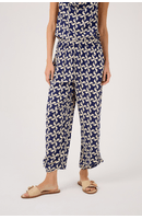 Calça Crepe Estampa Catavento