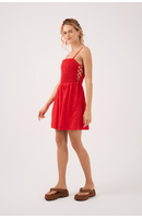 Vestido Lastex Amarração Lateral